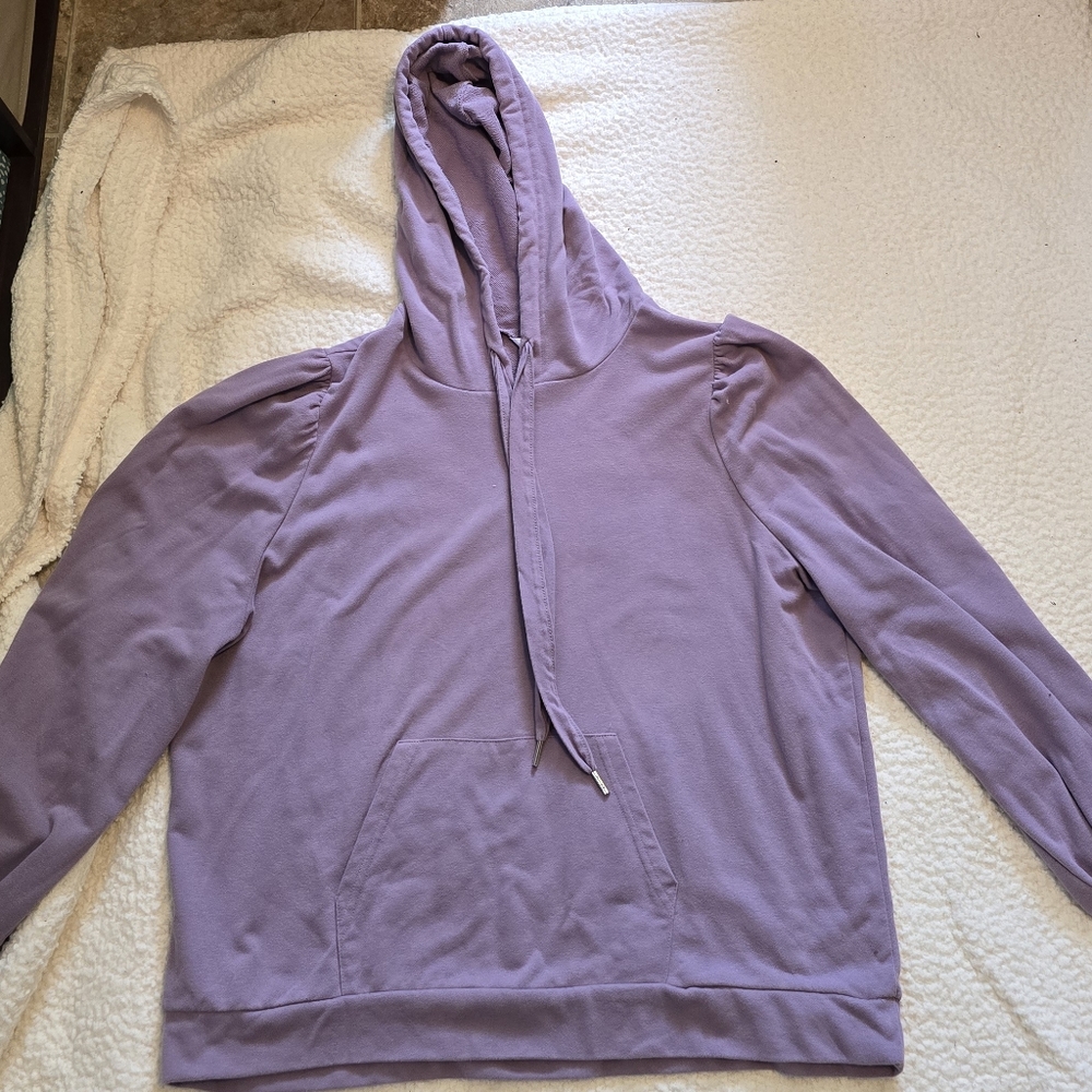 Purple hoodie